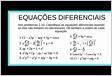 Calculadora de equações diferenciais ordinárias EDO